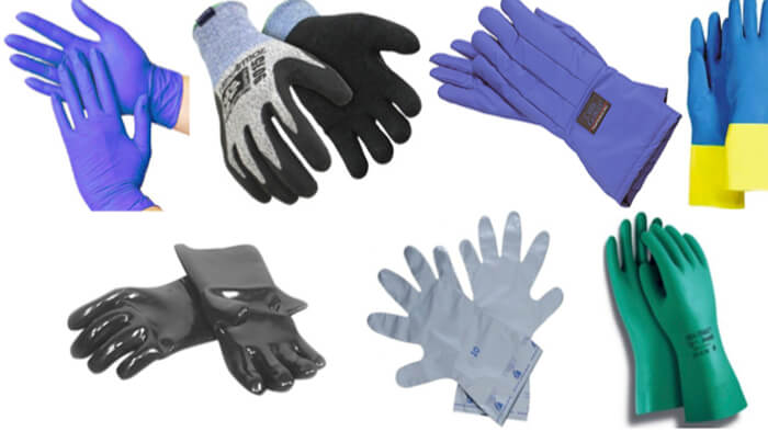انواع دستکش های ایمنی دستکش ایمنی مشخصات استاندارد دستکش و لباس ایمنی safety gloves material