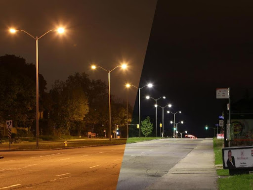 نور چراغ LED در مقایسه با لامپ سدیمی روشنایی معابر بهترین خصوصیات سیستم روشنایی معابر HPS vs LED